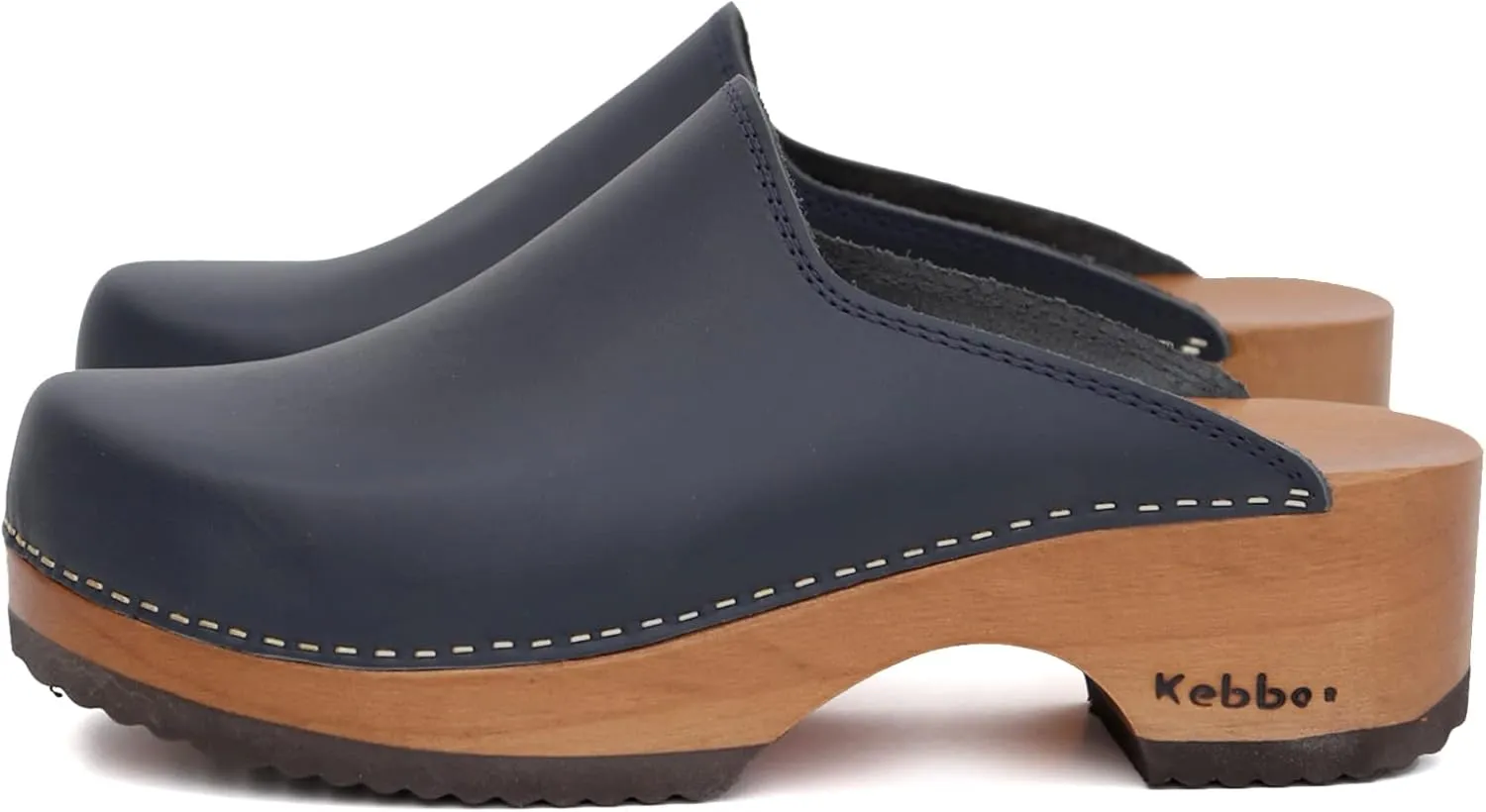Kebba Edith - Handmade Wooden Clogs with Genuine Leather | Arch Support and Comfortable Fit | Chilean Tepa Platform and EVA Sole |Made in Villarrica, Chile