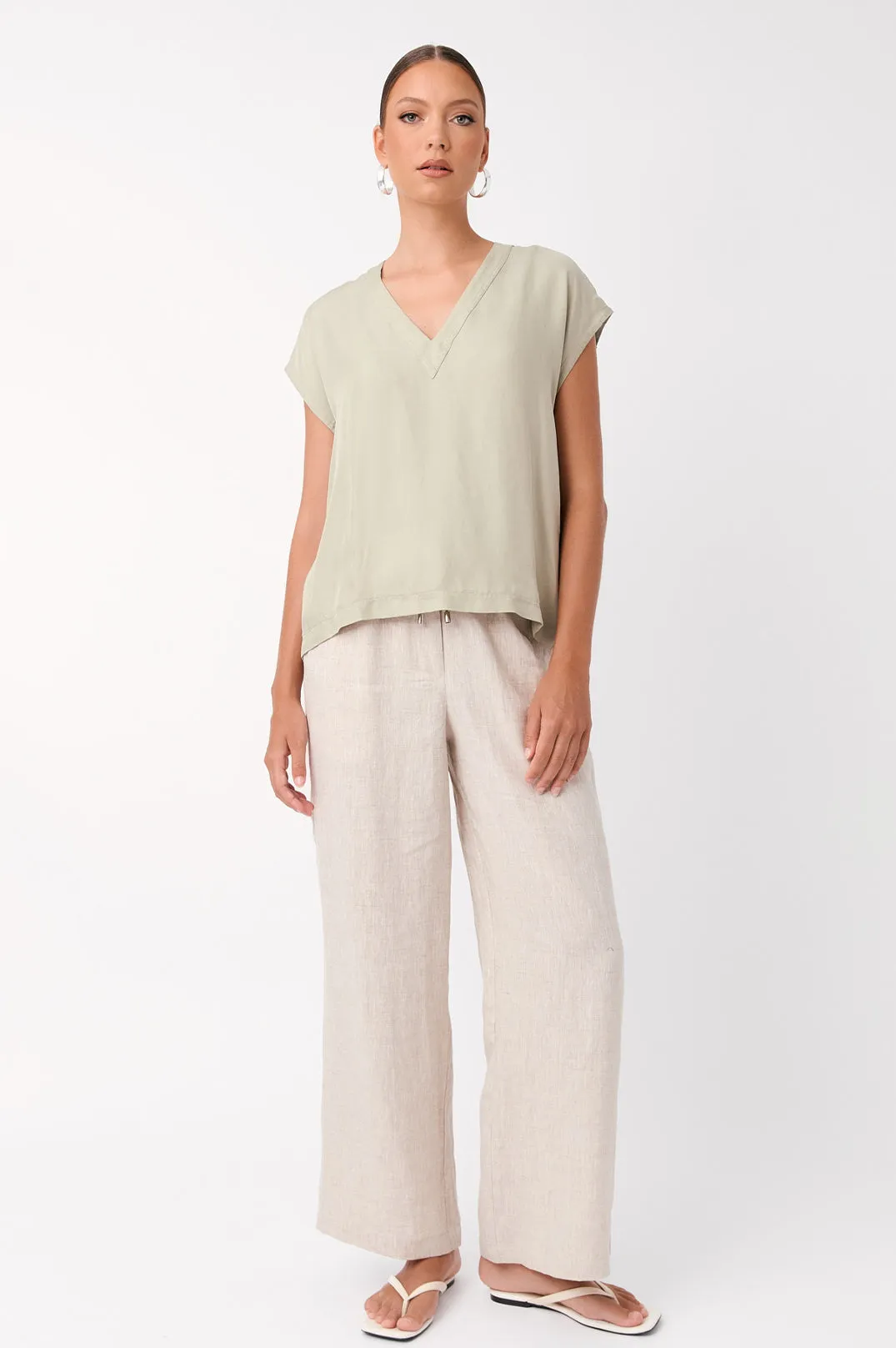 Kelly Linen Pant (Natural)
