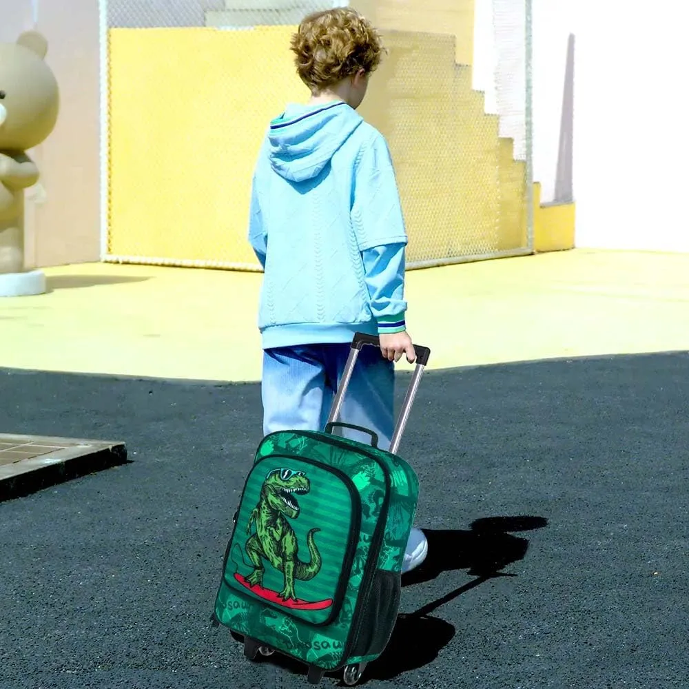 Kids Suitcase with Wheels for Girls and Boys, Rolling Carry on Luggage for Toddler Children