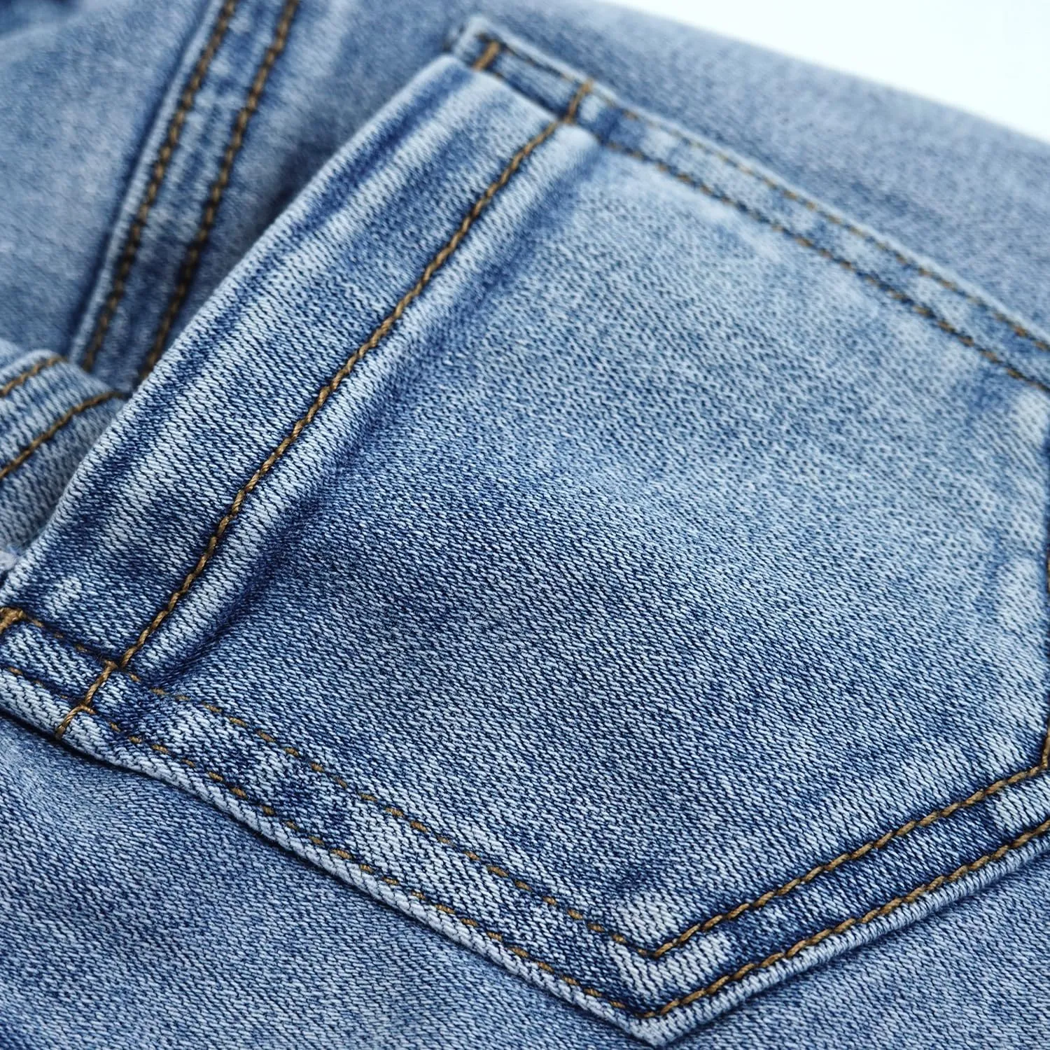 KIDSCOOL SPACE Baby Jeans,Little Toddler Kids Elastic Waist with D-Ring Stretch Cargo Denim Pants