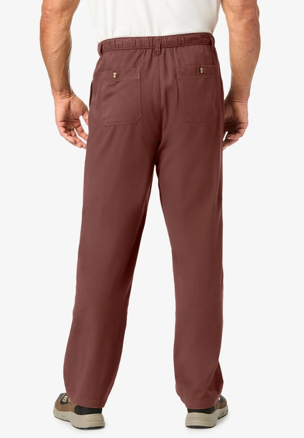 KingSize Men's Big & Tall Knockarounds Full-Elastic Waist Pants