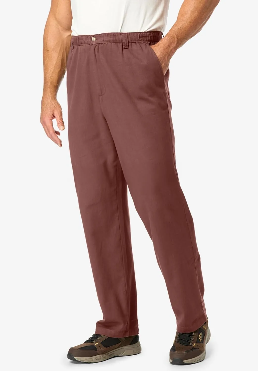 KingSize Men's Big & Tall Knockarounds Full-Elastic Waist Pants