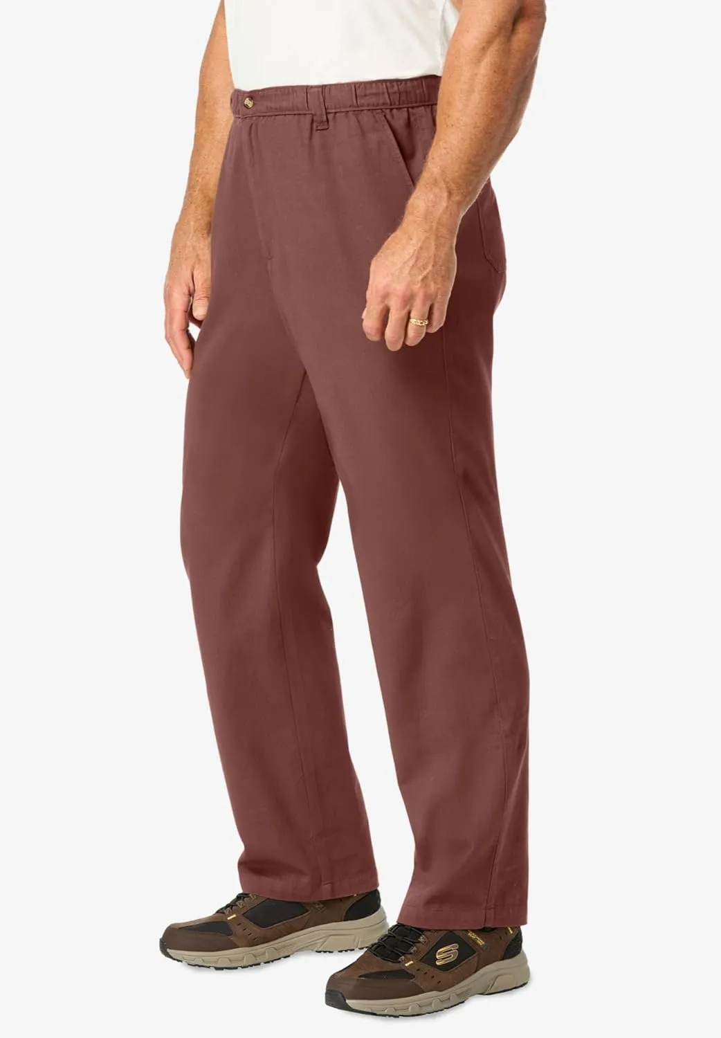 KingSize Men's Big & Tall Knockarounds Full-Elastic Waist Pants