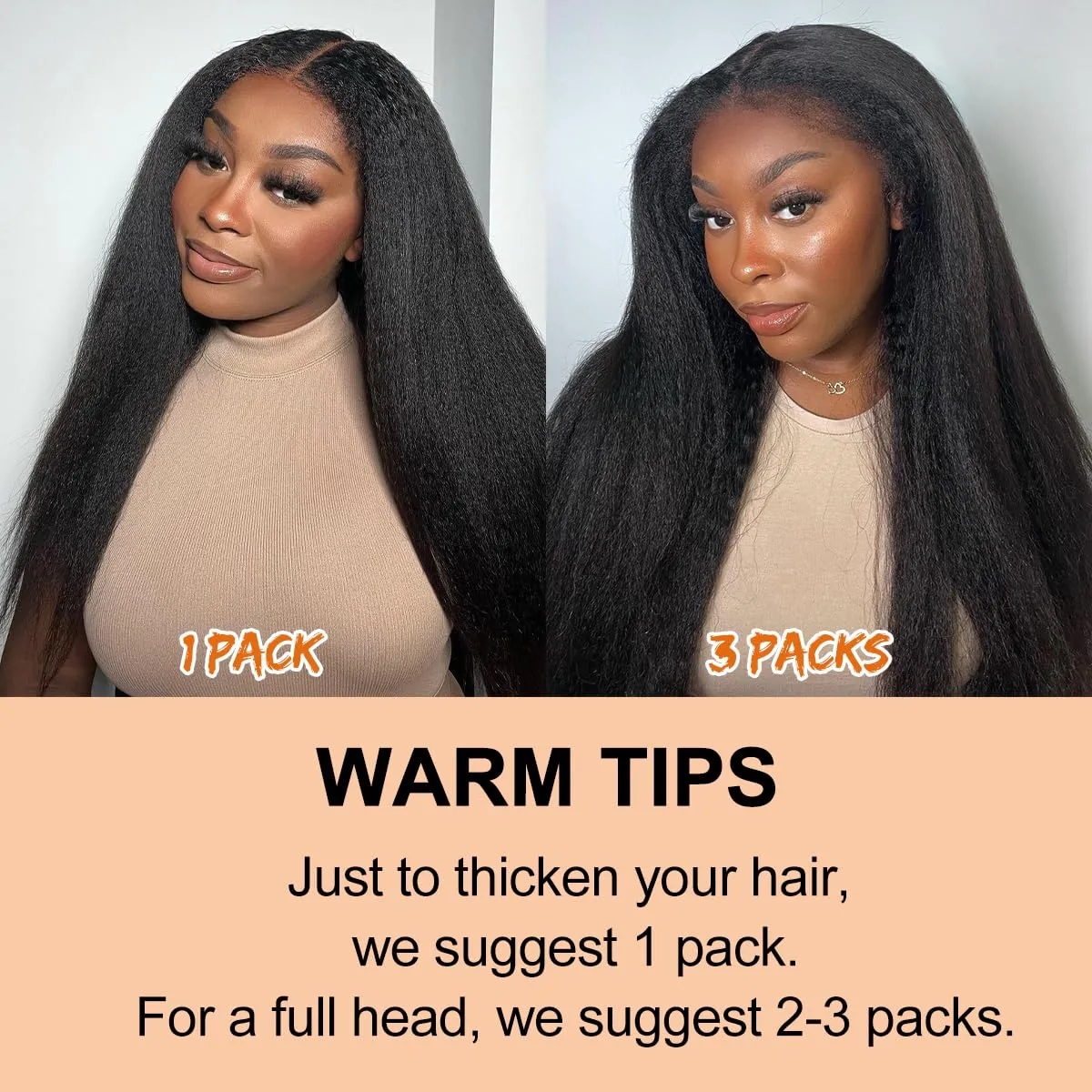 Kinky Straight Clip ins 8Pcs 110g 16 Inch Clip in Hair Extensions Real Human Hair Yaki Straight Clipins for Black Women Double Weft Full Head Brazilian Remy Hair Extensions 20 Clips