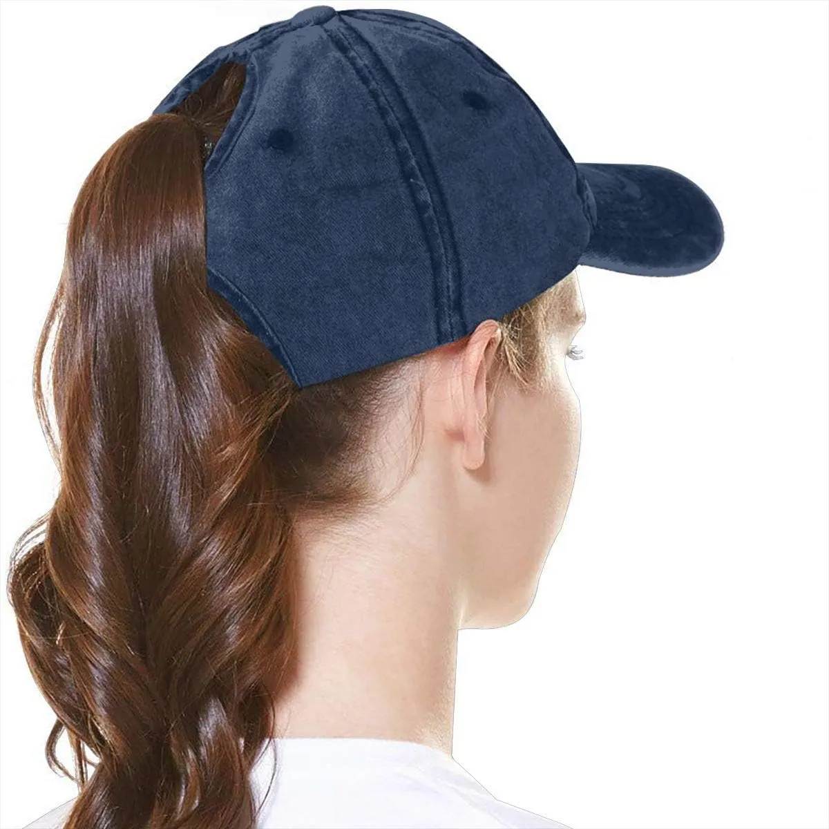 KKMKSHHG Unisex Mama Bear Denim Hat Adjustable Washed Dyed Cotton Dad Baseball Caps