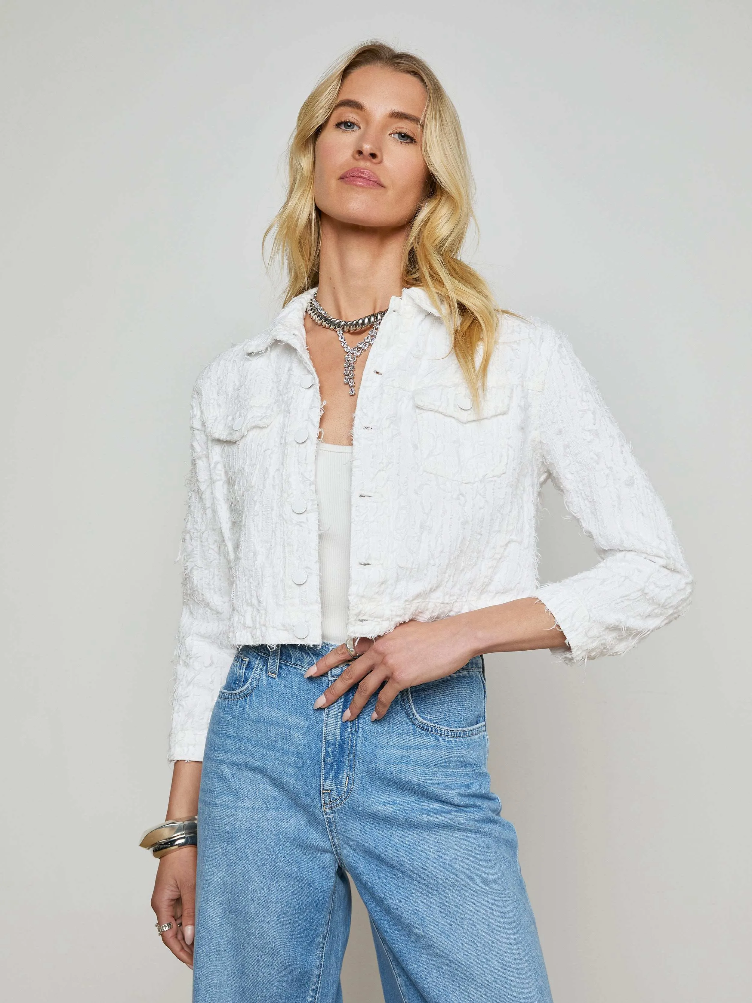 Koda Cropped Denim Jacket
