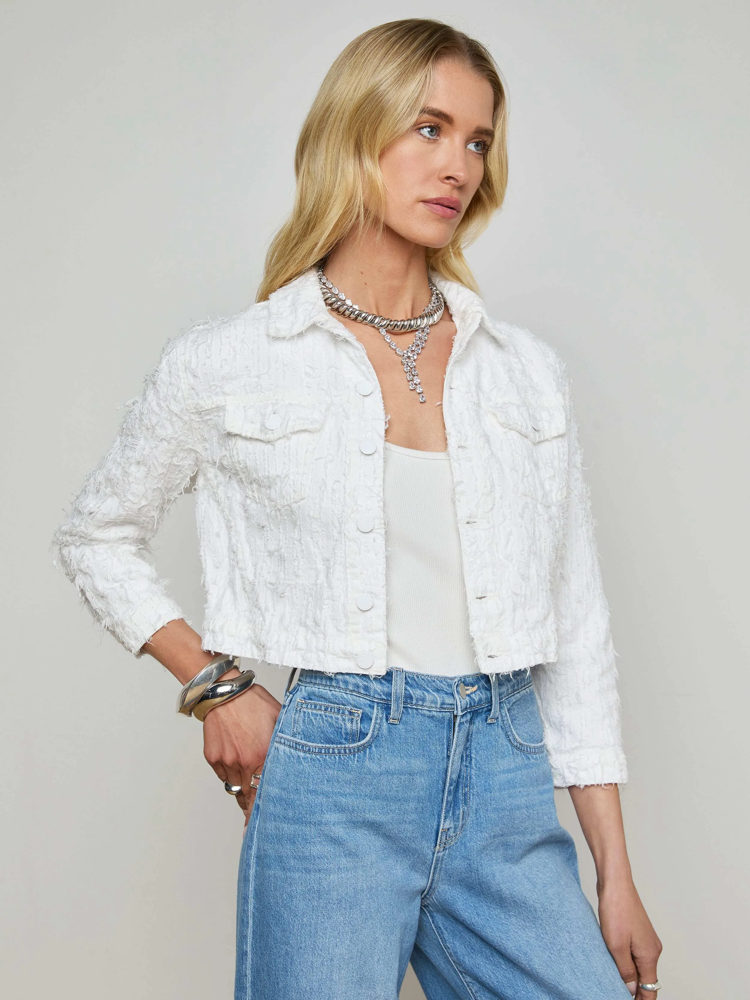 Koda Cropped Denim Jacket