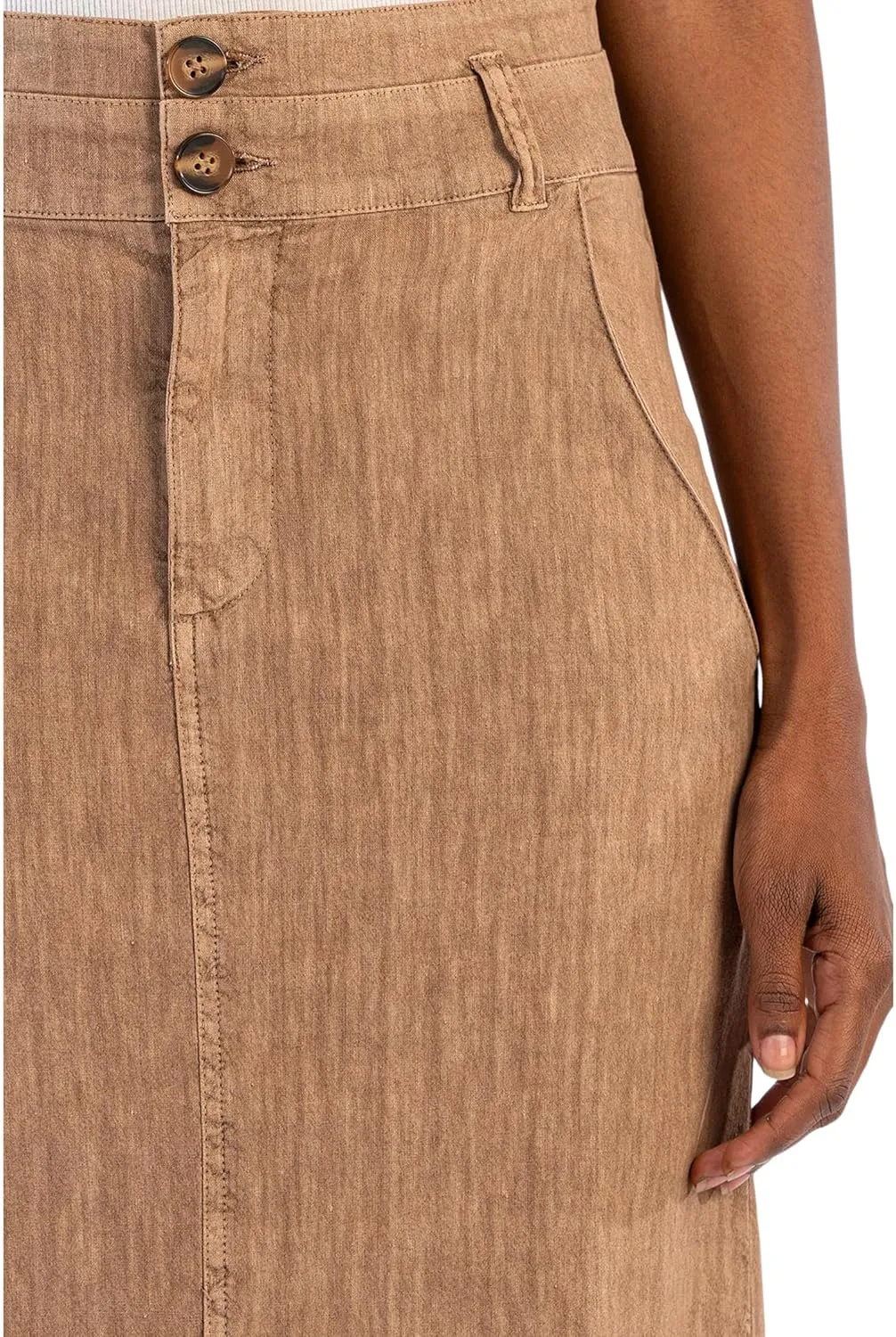 KUT from the Kloth Women's Freida-Front Slit Skirt