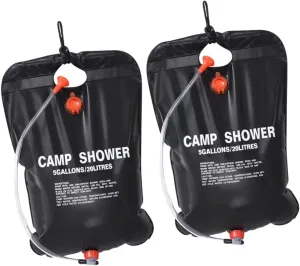 L Solar Camping Shower Bag Portable Outdoor Shower for Traveling Hiking Fishing