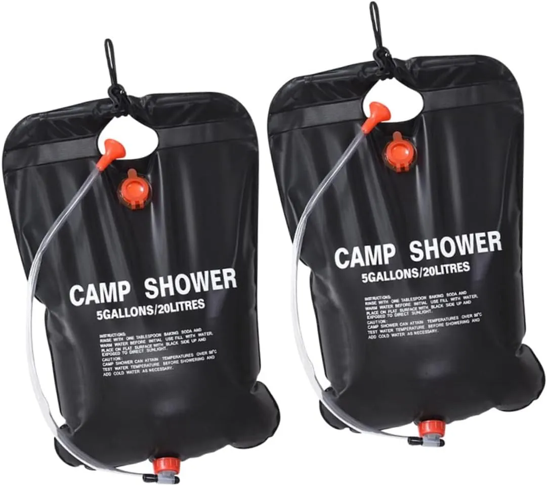 L Solar Camping Shower Bag Portable Outdoor Shower for Traveling Hiking Fishing