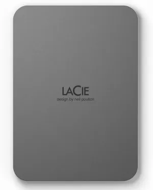 LaCie Mobile Drive Secure, 5 TB, Portable External Hard Drive 2.5 Inch Mac & PC Space Grey (STLR5000400)