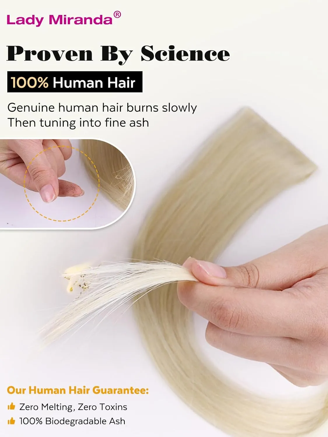 LADY MIRANDA 20 Inch Micro Bead Hair Extensions 100g 8PCS Double Weft Human Hair Extensions Reusable Seamless Weft & Handmade Twin Tabs for Effortless Volume(9A/60, 20 Inch)
