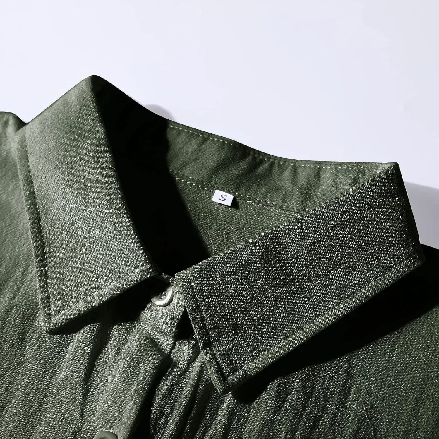 Ladyful Women's Button Down Cotton Linen Shirt Dress Long Sleeve Maxi Shirtdress Beach Summer Dress Pockets