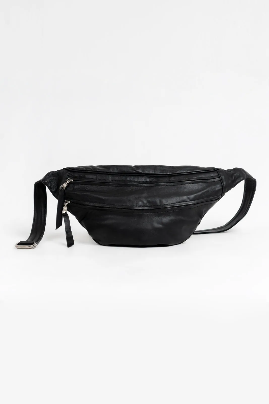Large Black Bum Bag