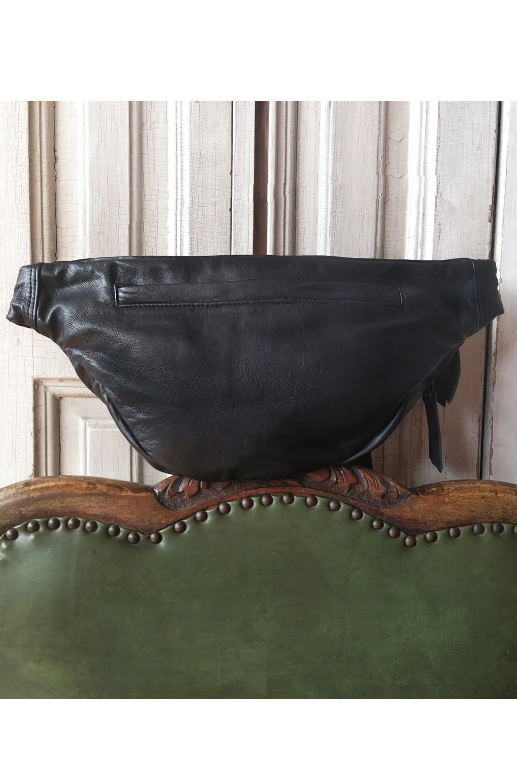 Large Black Bum Bag