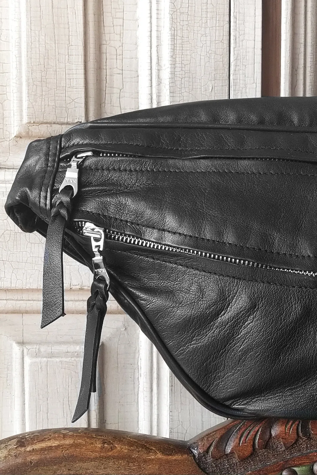 Large Black Bum Bag