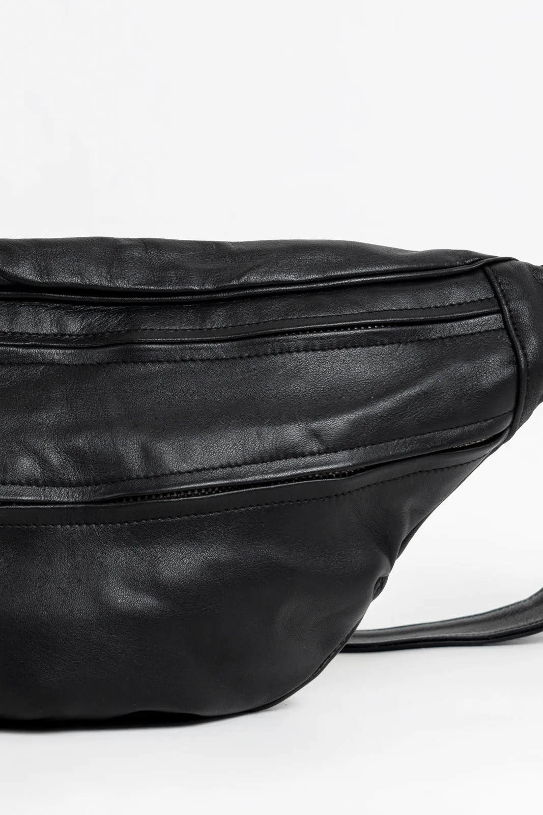Large Black Bum Bag