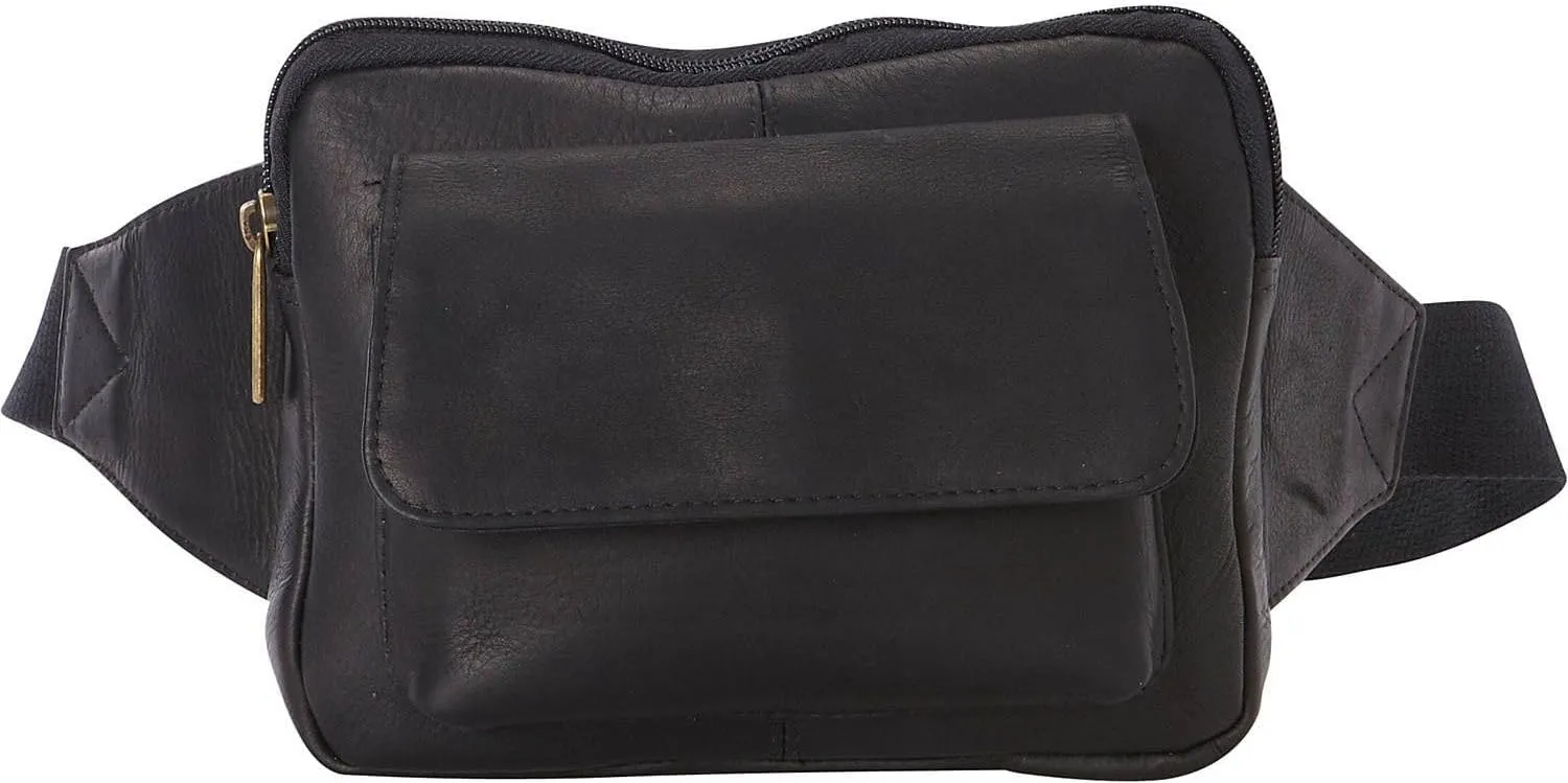 Le Donne Leather Waist Bag - Stylish & Fashionable Fanny Pack - Designer Belt Bags For Men & Women - Everywhere & Everyday Journey Bag With Adjustable Strap