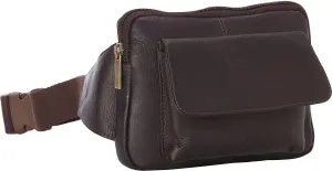 Le Donne Leather Waist Bag - Stylish & Fashionable Fanny Pack - Designer Belt Bags For Men & Women - Everywhere & Everyday Journey Bag With Adjustable Strap