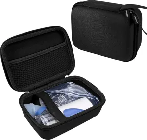 Leayjeen Carrying Case Compatible with Meowyn/Audilo/Naweti/Gülife/PUERUK Portable Handheld Inhaler Nebulizer for Adults and Kids，Handheld Mesh Atomizer,Inhaler Spacer Bag-Black（Case Only）