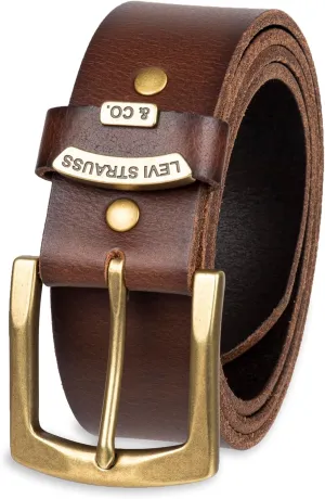 Levi’s Men’s Casual Everyday Leather Jean Belt