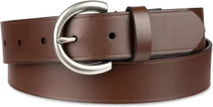 Levi's Women's Casual Soft Leather Jean Belt with Rounded Buckle