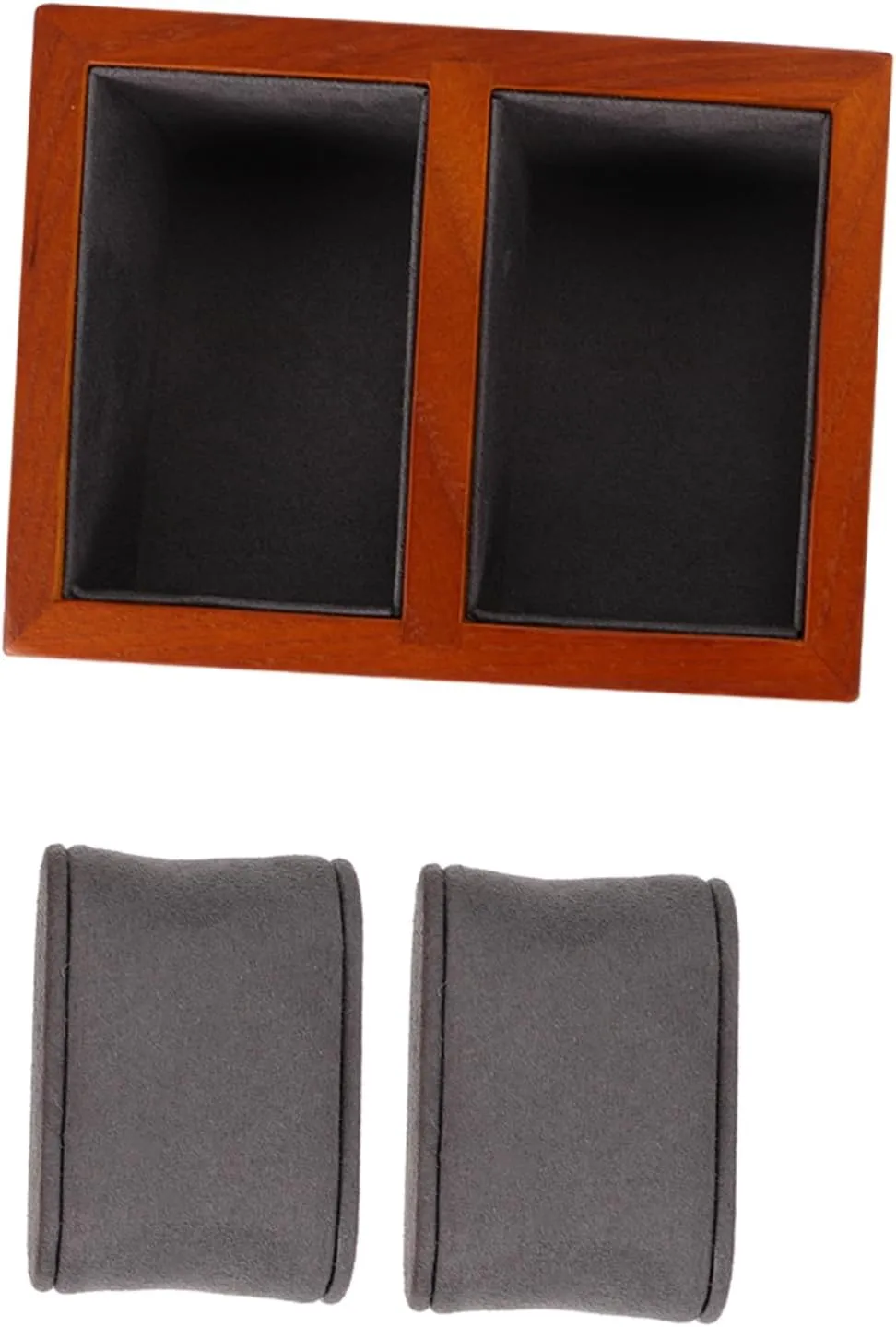 LIFKOME Elegant Wooden Watch Storage Pocket Watch Display Case Band Storage Case