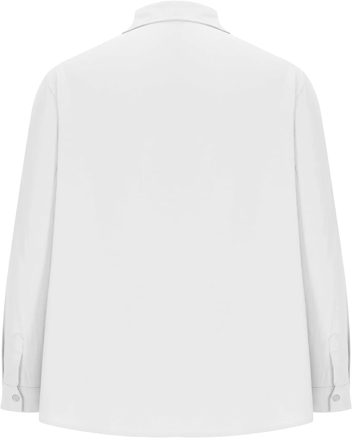 Linen Shirt Men Long Sleeve Solid Color Cotton Linen Button Down Tees with Pockets 2025 Spring Casual Blouses Top