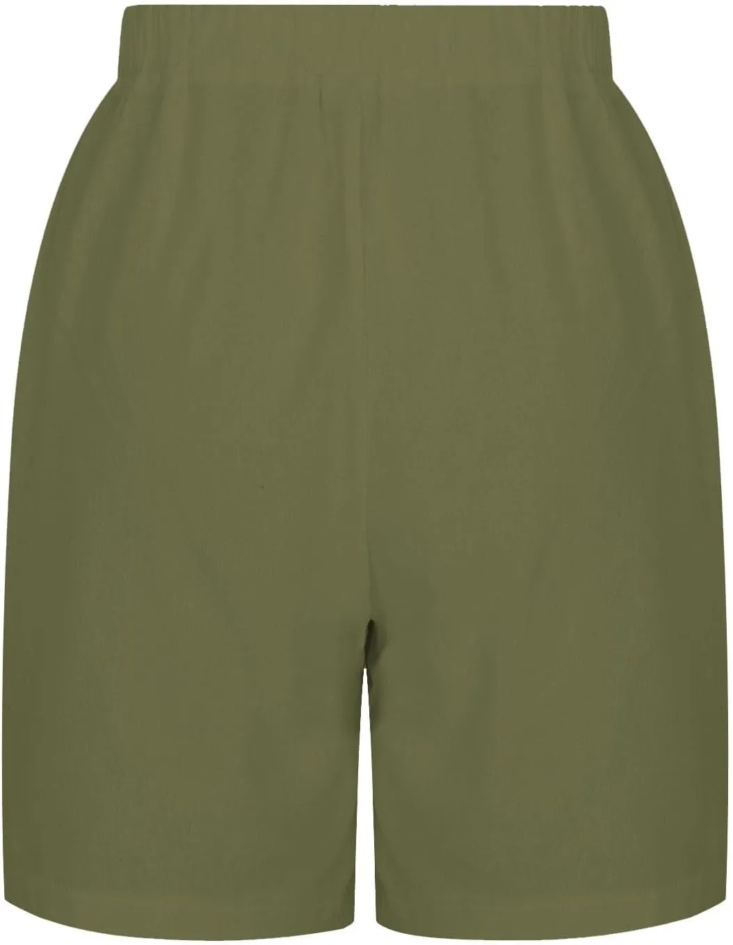 Linen Shorts for Women Drawstring Elastic High Waist Linen Shorts Casual Summer Beach Vacation Pants with Pockets