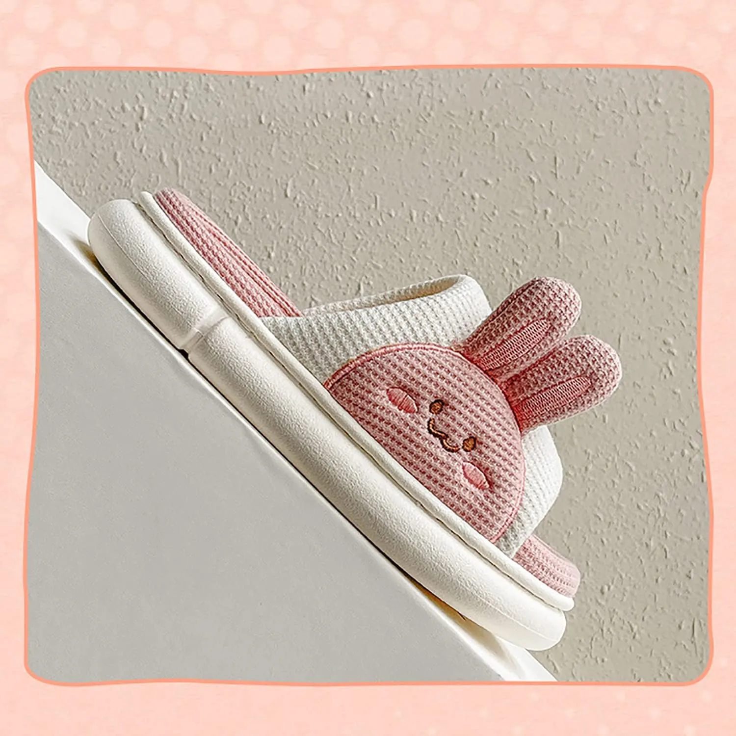 Linen Slippers - Lightweight, Safe and Non-Slip, Breathable, and Fashionable with Soft and Thick Soles for a Comfortable Walk - No Odor