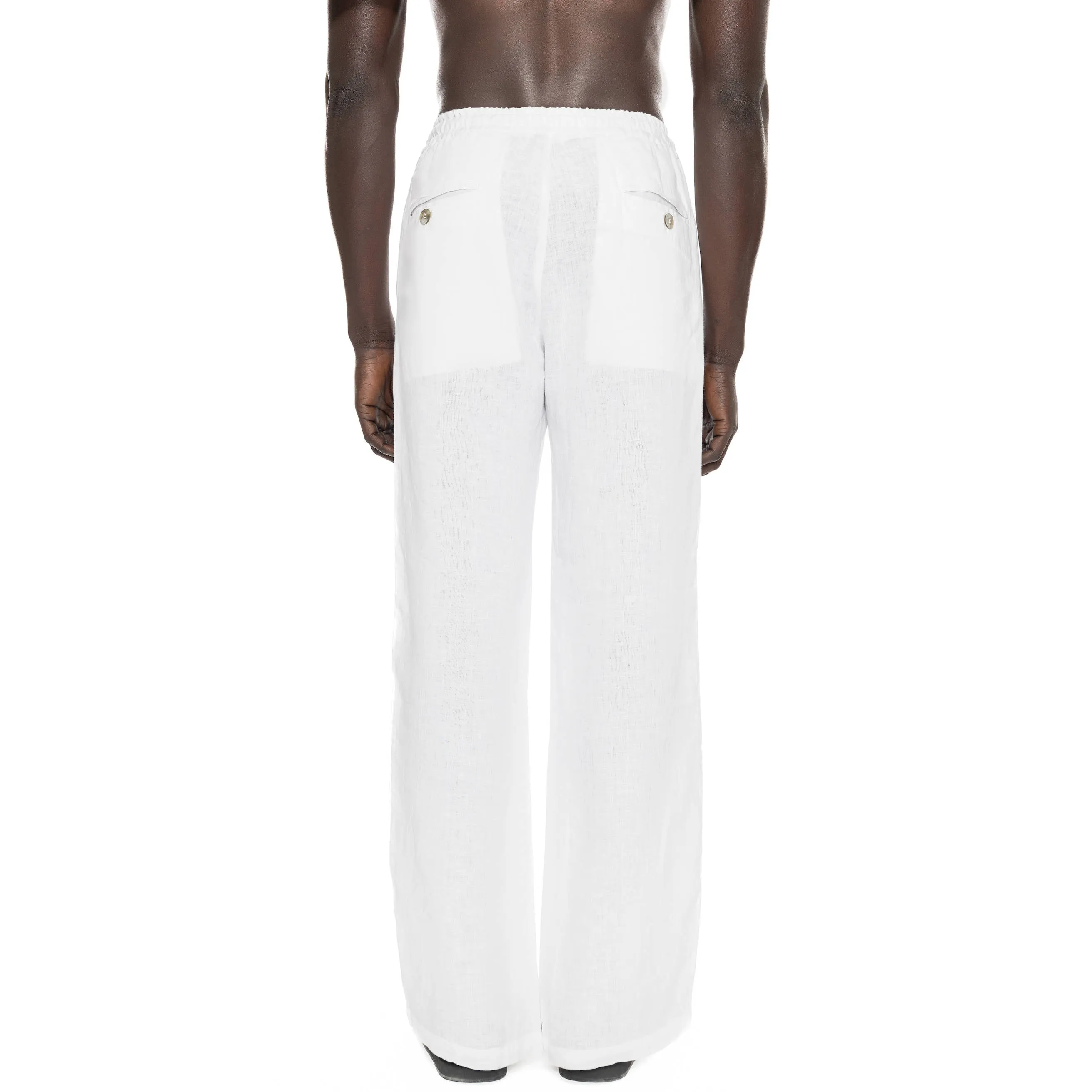 LINEN TROUSER WITH DRAWSTRING