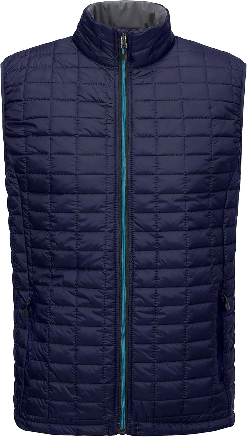 Little Donkey Andy Men's Puffer Vest, Lightweight Warm Sleeveless Jacket for Hiking Travel Golf