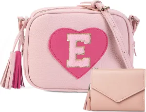 Little Girls Purse, Kids Heart Purse, Cute Crossbody Bag with Small Teens Girls Wallet Gift
