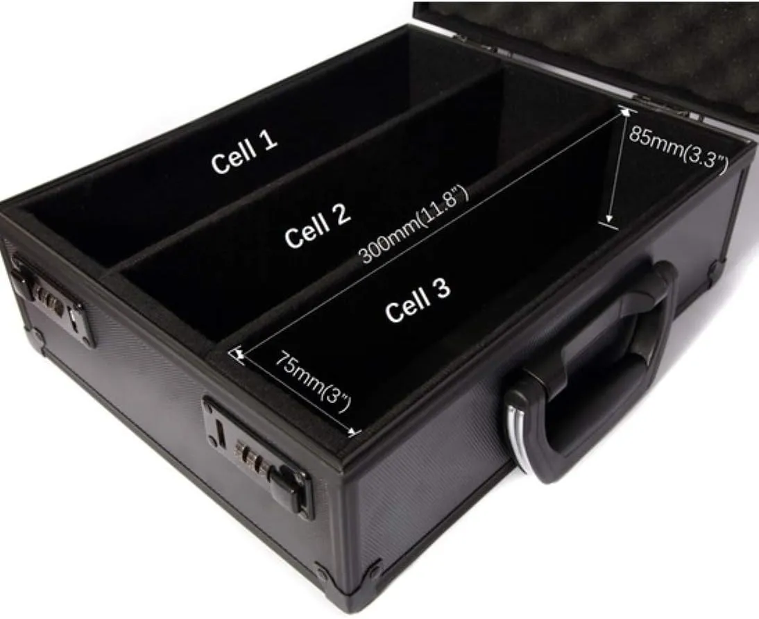 Lockable Storage Case for TCG, Deck Box, MTG, Magic The Gathering, Pokemon TCG, Yugioh, Keyforge, Dominion, Trading Cards, toploader, Starwars Destiny, EDH, Commander, MTG Cube, Arkham Horror