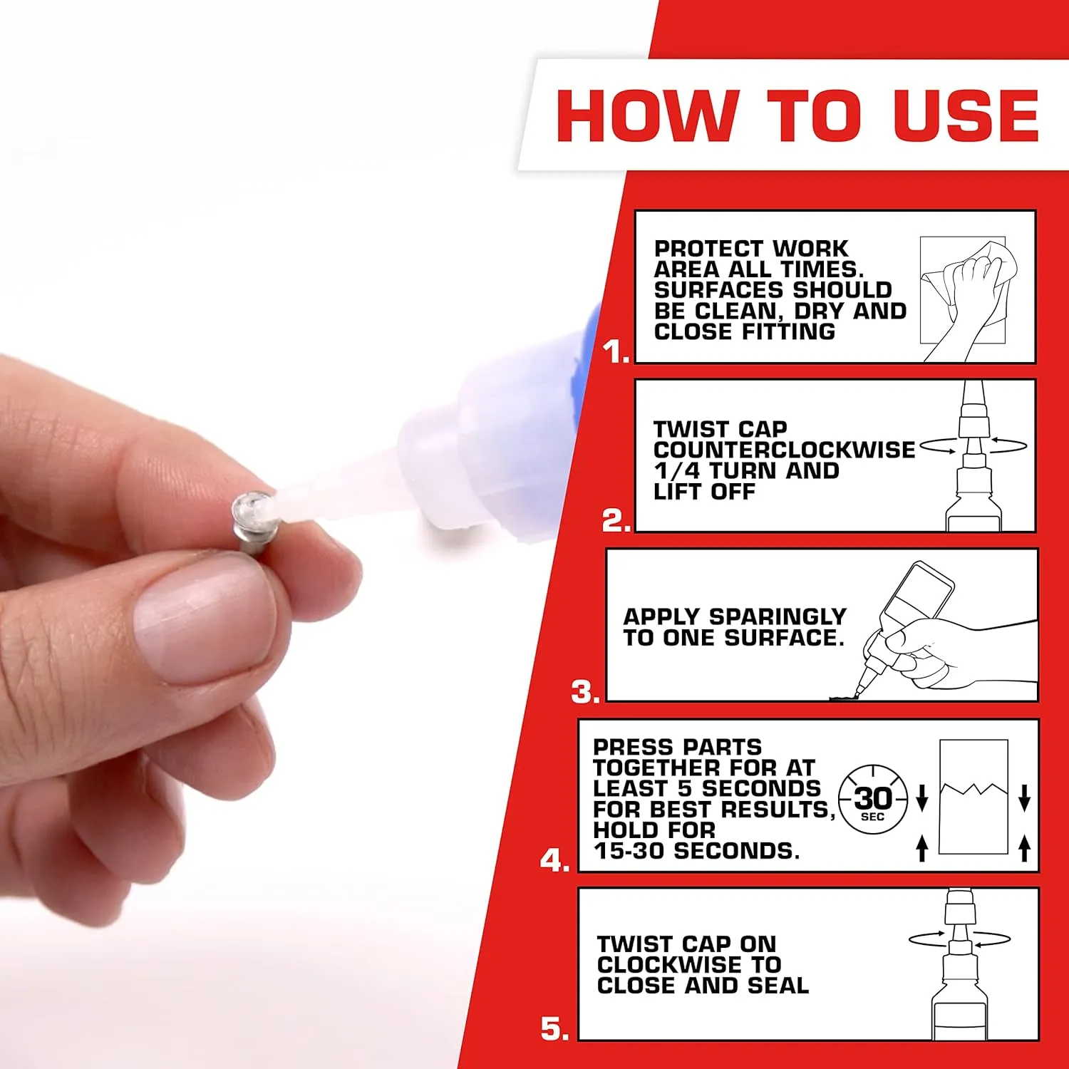 Loctite Super Glue Professional Liquid, 20 Gram Bottle, 2 Pack - Clear Superglue for Plastic, Wood, Metal, Crafts, & Repair, Instant Glue Adhesive, Quick Dry