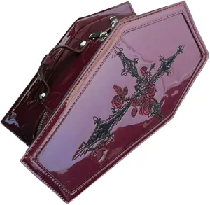Loizziuy Cross Handbag Harajuku Gothic Satchel Bag Punk Vampire Gothic Revival Phone Holder Purses for Women Y2k