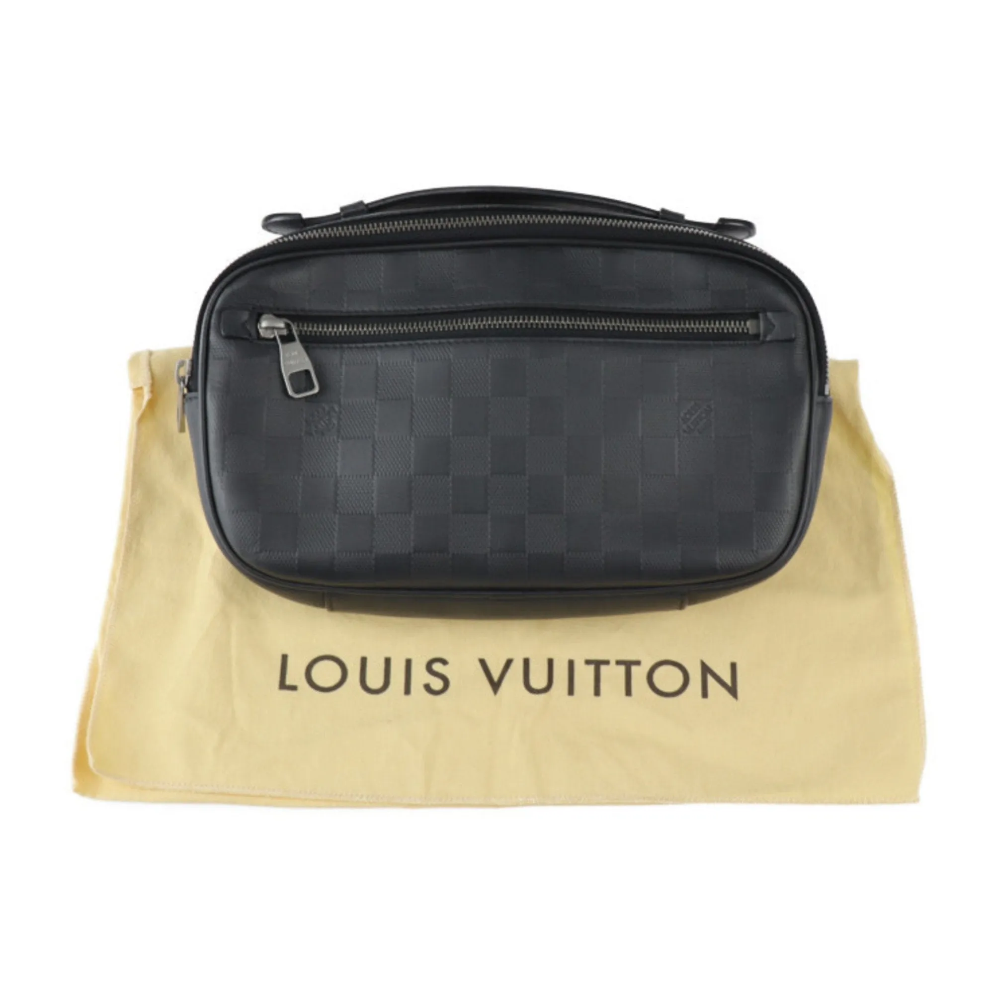 Louis Vuitton Ambler  Canvas Clutch Bag ()