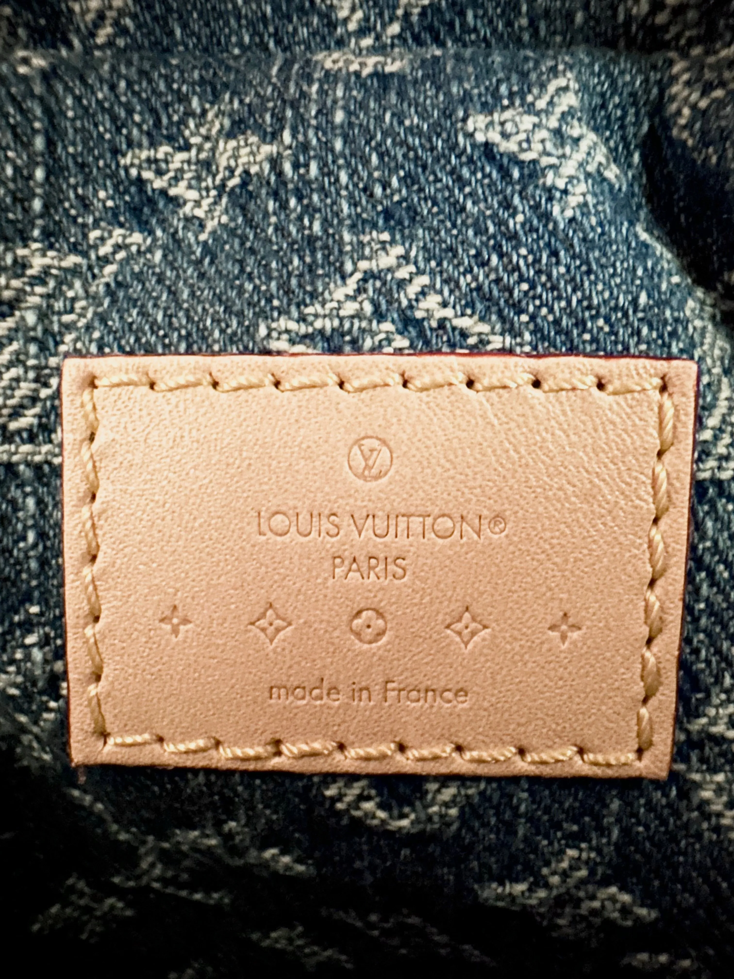 Louis Vuitton Monogram Denim Remix Fairfax Pochette Crossbody Bag