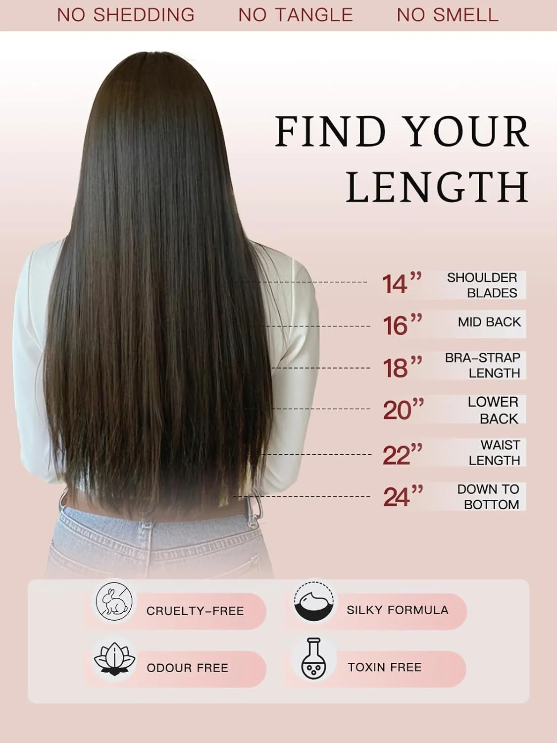 LOVELINE Clip in Hair Extensions Real Human Hair, 100% Remy Human Hair Extensions Clip Ins for Women, 7Pcs 20Inch 120g, Bleach Blonde