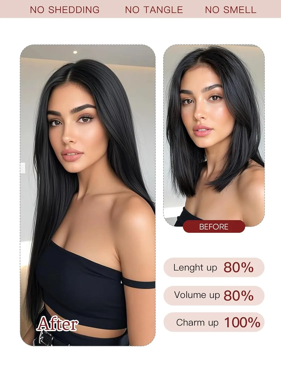 LOVELINE Clip in Hair Extensions Real Human Hair, 100% Remy Human Hair Extensions Clip Ins for Women, 7Pcs 20Inch 120g, Bleach Blonde