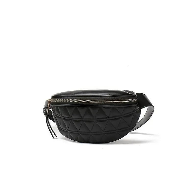 Luxurious Women PU Leather Waist Bags Waterproof Belt Bag Cross Body Fanny Pack Travel Bum Bag