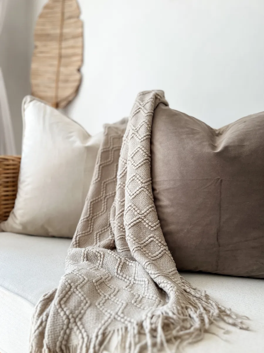 Luxury Velvet cover - Mocha