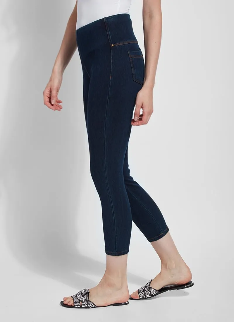 Lyssé Women's Denim Toothpick Crop Legging