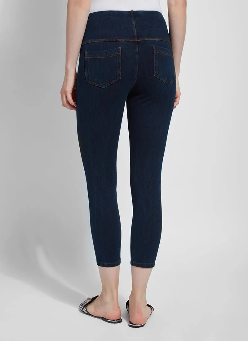 Lyssé Women's Denim Toothpick Crop Legging