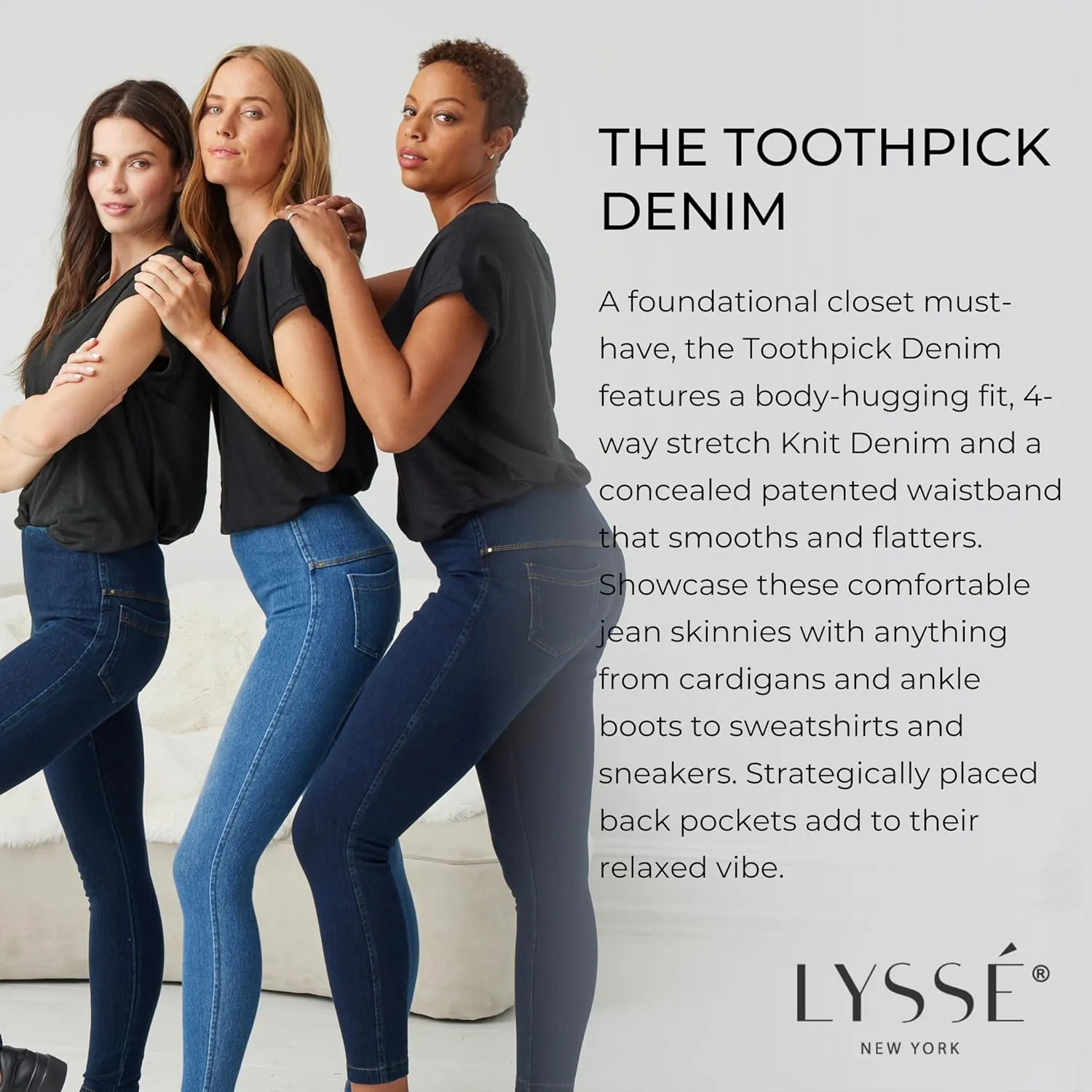 Lyssé Women's Toothpick Denim Legging