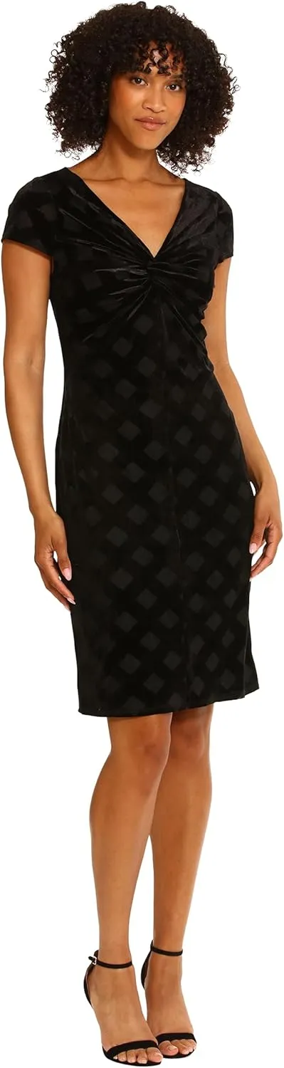 Maggy London Women's Holiday Sequin Dress Event Occasion Cocktail Party Guest of