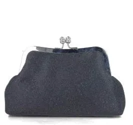 MB 85630 Black sheen embellished Clutch