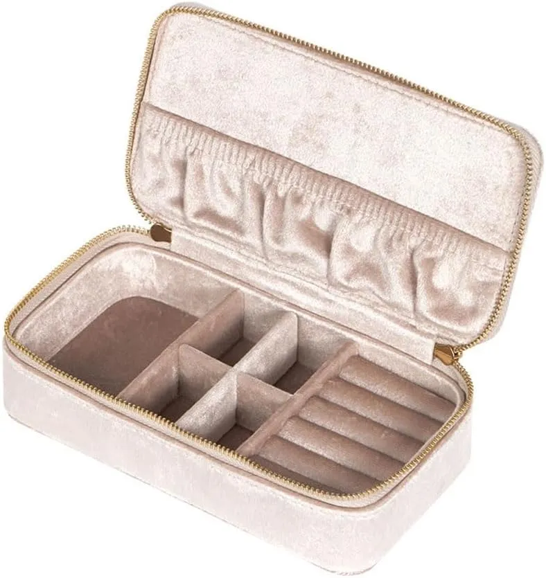 Meichuang Single Layer Velvet Jewelry Box Simplified Travel Portable Earnail Storage Jewelry Bag