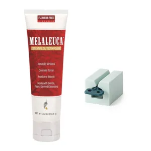 Melaleuca Essential Oil Tooth Polish – Cinnamon Fluoride-Free Formula, 3.3 oz with Free Tube Squeezer
