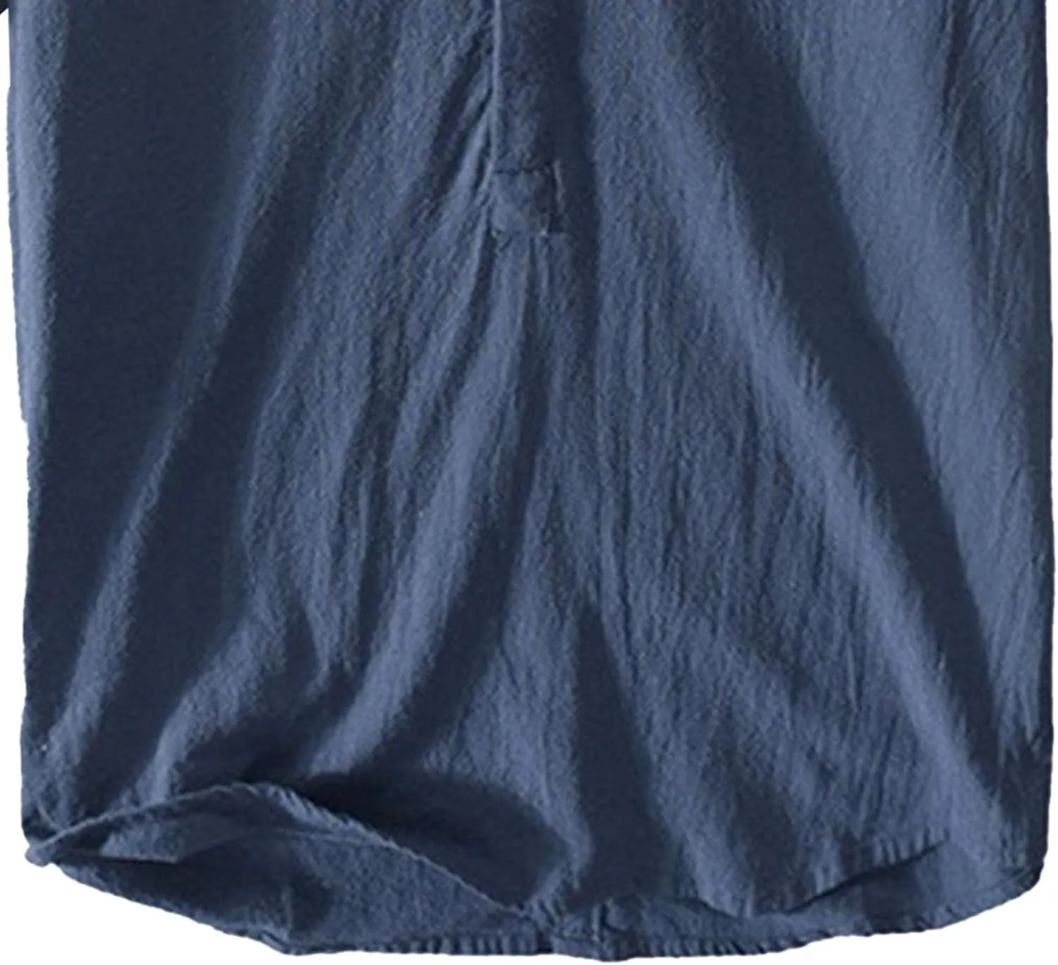 Men's Breathable Fresh Handsome Short Sleeve Outdoor Versatile Simple Short Sleeve Cotton Linen Fashion Short Shirt